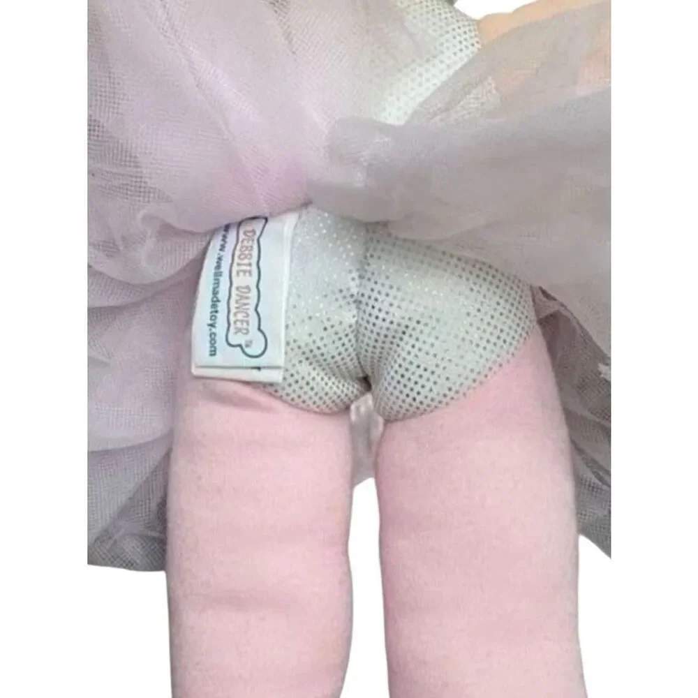 Debbie Dancer Plush Ballerina Doll 19” Pink Tutu Blonde Hair Display Only 2002